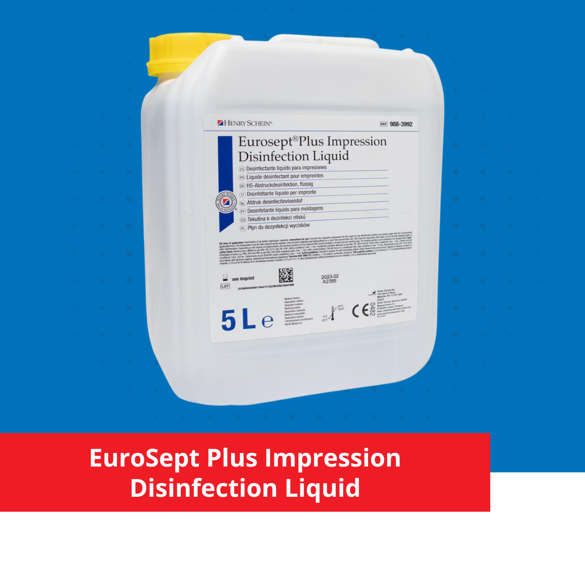 EuroSept Plus Impression Disinfection Liquid