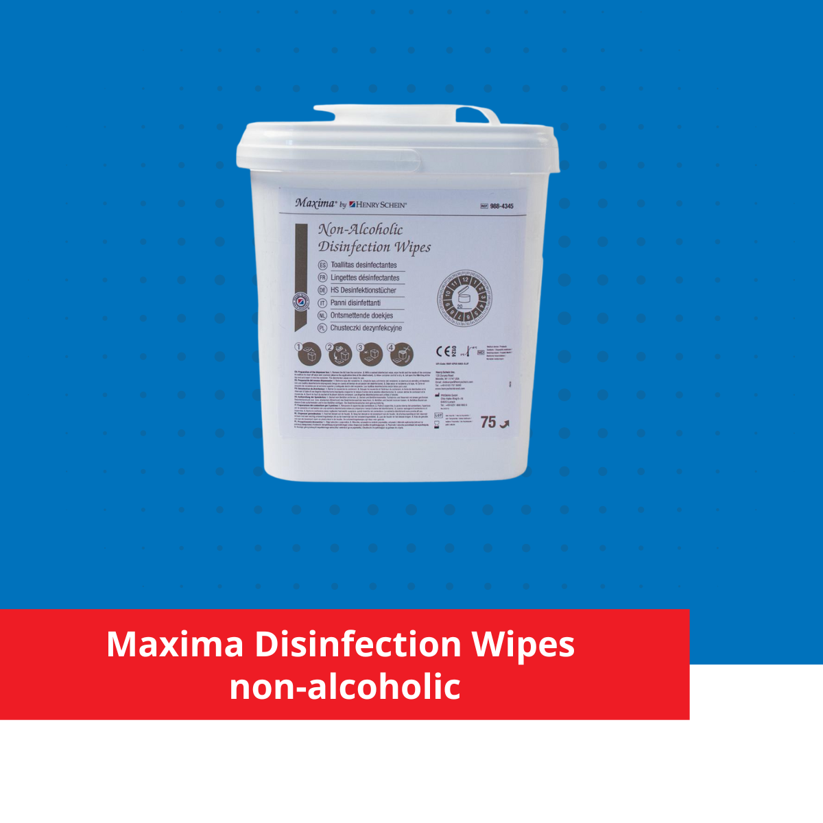 Maxima Disinfection Wipes non-alcoholic