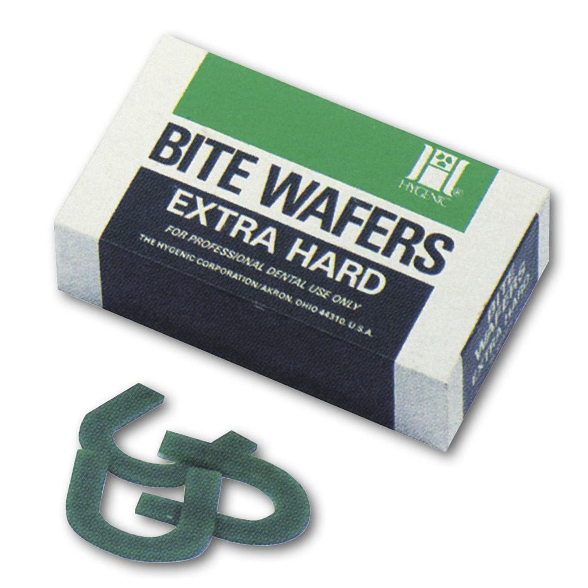 Hygenic Bite Wafers - Groen, 36 stuks