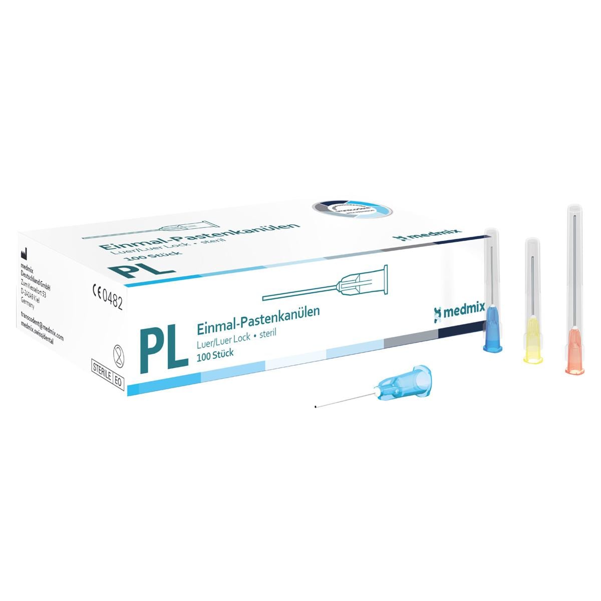 Transcodent Paste Needles PL - Geel - 20G, 0,9 x 23 mm, 100 stuks