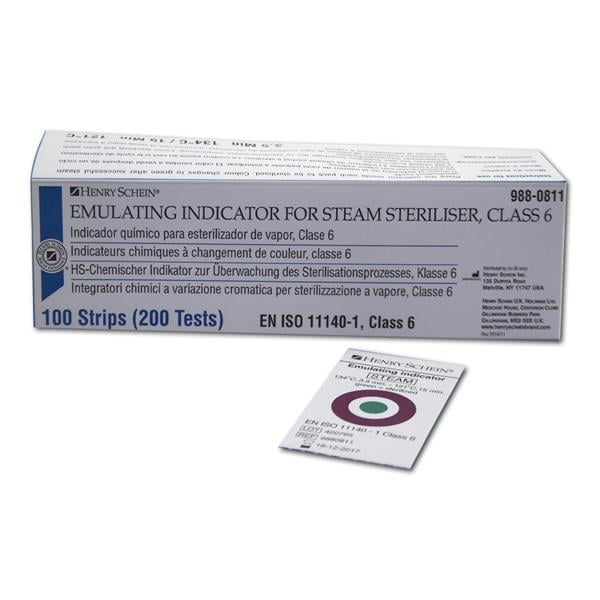 Chemische indicator - Verpakking, 100 strips voor 200 tests