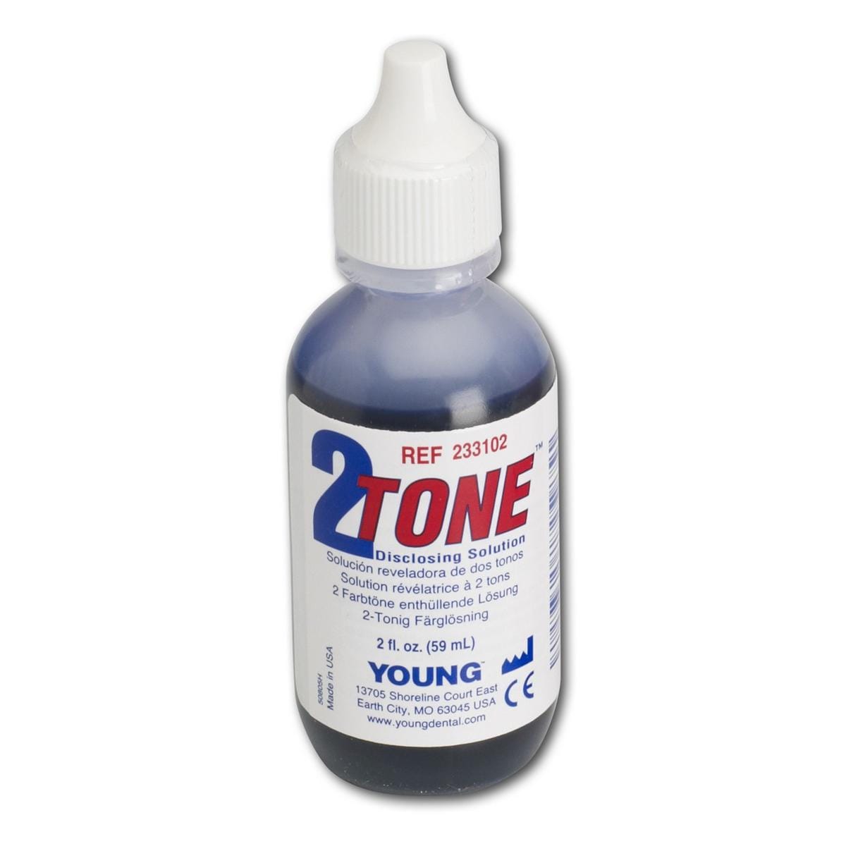 2 Tone Disclosing vloeistof - Flesje, 60 ml