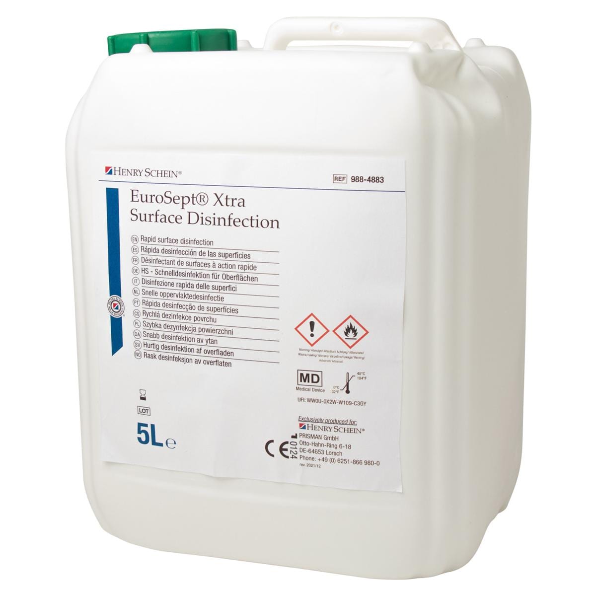 Eurosept Xtra Surface Disinfection - Can,5 Liter