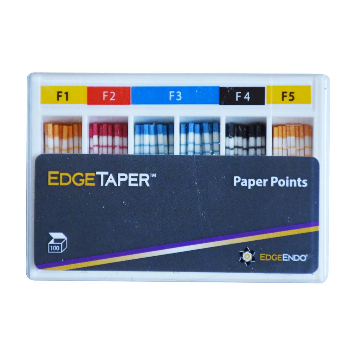 EdgeTaper Paper Points - Assortiment - F1 t/m F5, 100 stuks