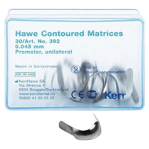 Contour Matrixbandjes - 392, 0,045 mm roestvrij staal - 30 stuks