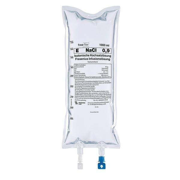 Fysiologisch Zout NaCl 0,9 % - Freeflex bag, 1000 ml