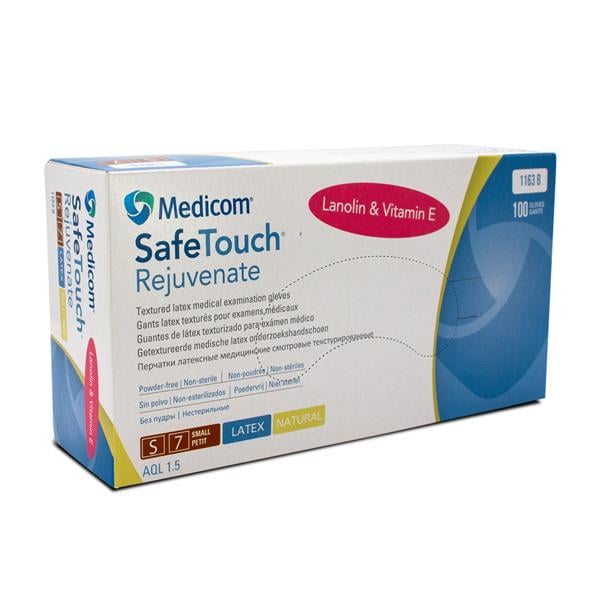 SafeTouch Rejuvenate Latex Poedervrij - S, 100 stuks