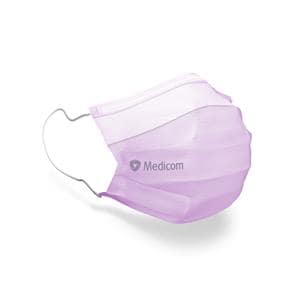 Mondmasker SafeMask SofSkin fog-free earloop Type IIR - Lavendel - 50 stuks
