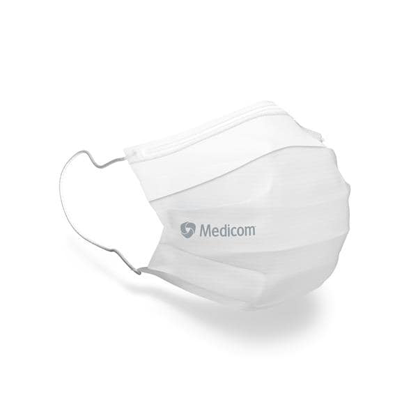 Mondmasker SafeMask SofSkin fog-free earloop Type IIR - Wit - 50 stuks