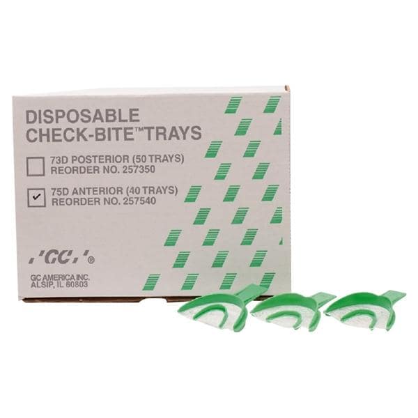 Check-Bite trays anterior - 75D, 40 stuks