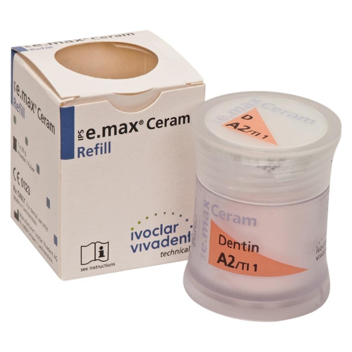 IPS e.max Ceram Dentin A-D - navulling - Dentin A2
