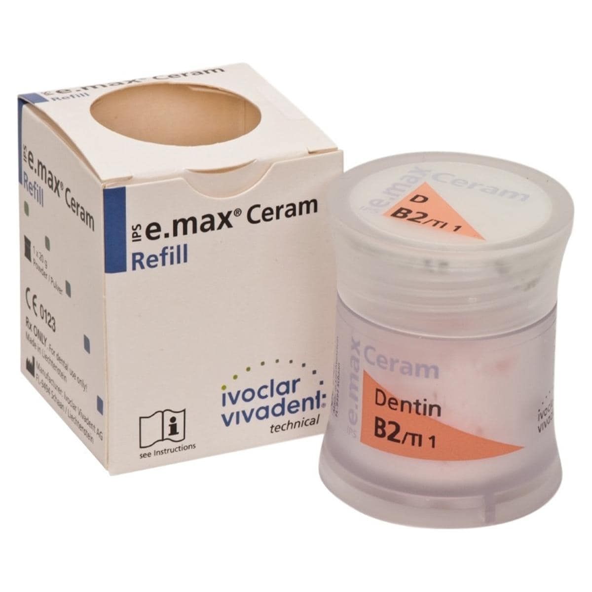 IPS e.max Ceram Dentin A-D - navulling - Dentin B2