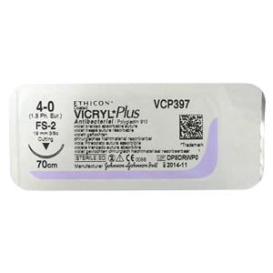 Vicryl Plus - USP 4-0 FS2 70 cm violet VCP397, per 36 stuks