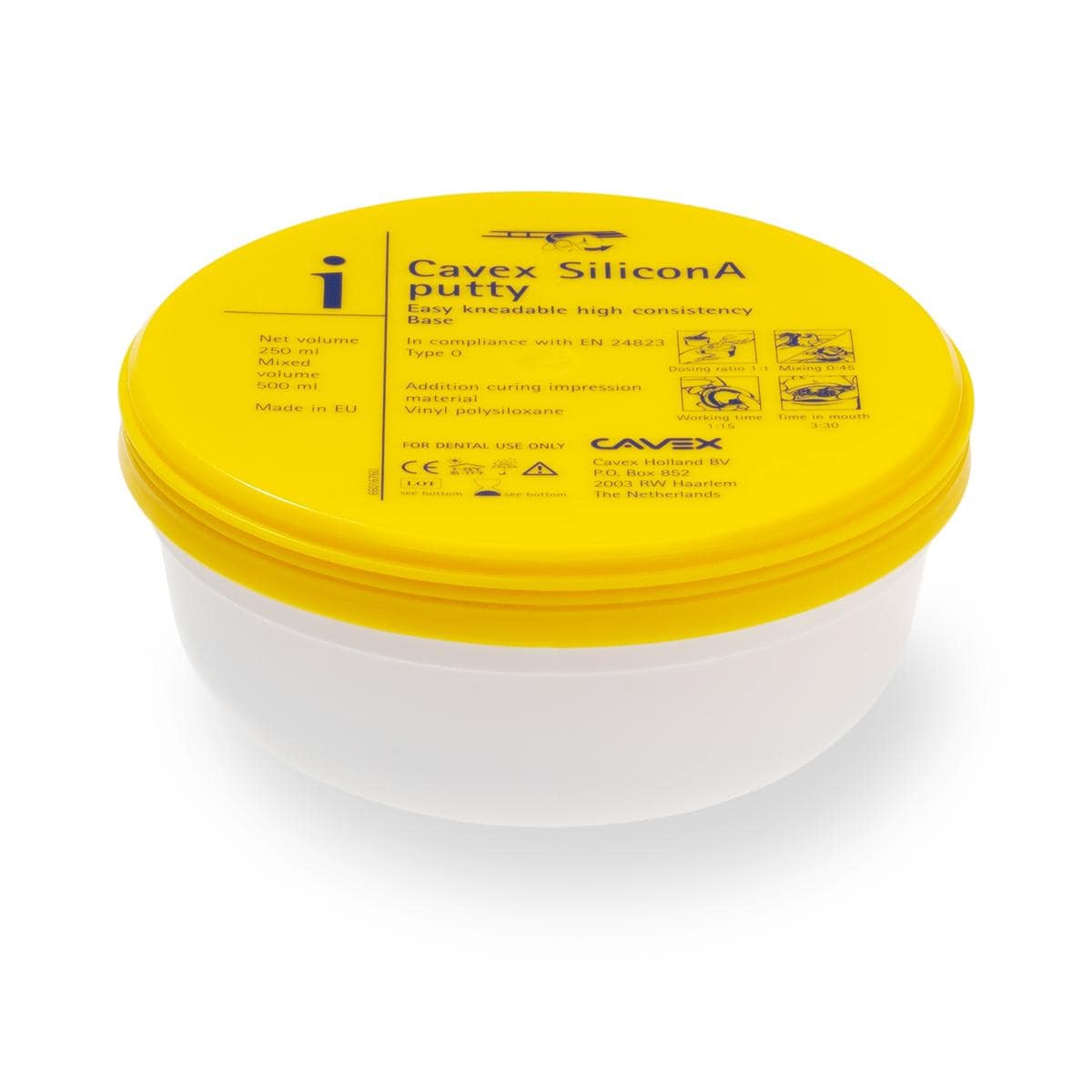 SiliconA Putty Yellow - REF. AS40, 2x 250 ml