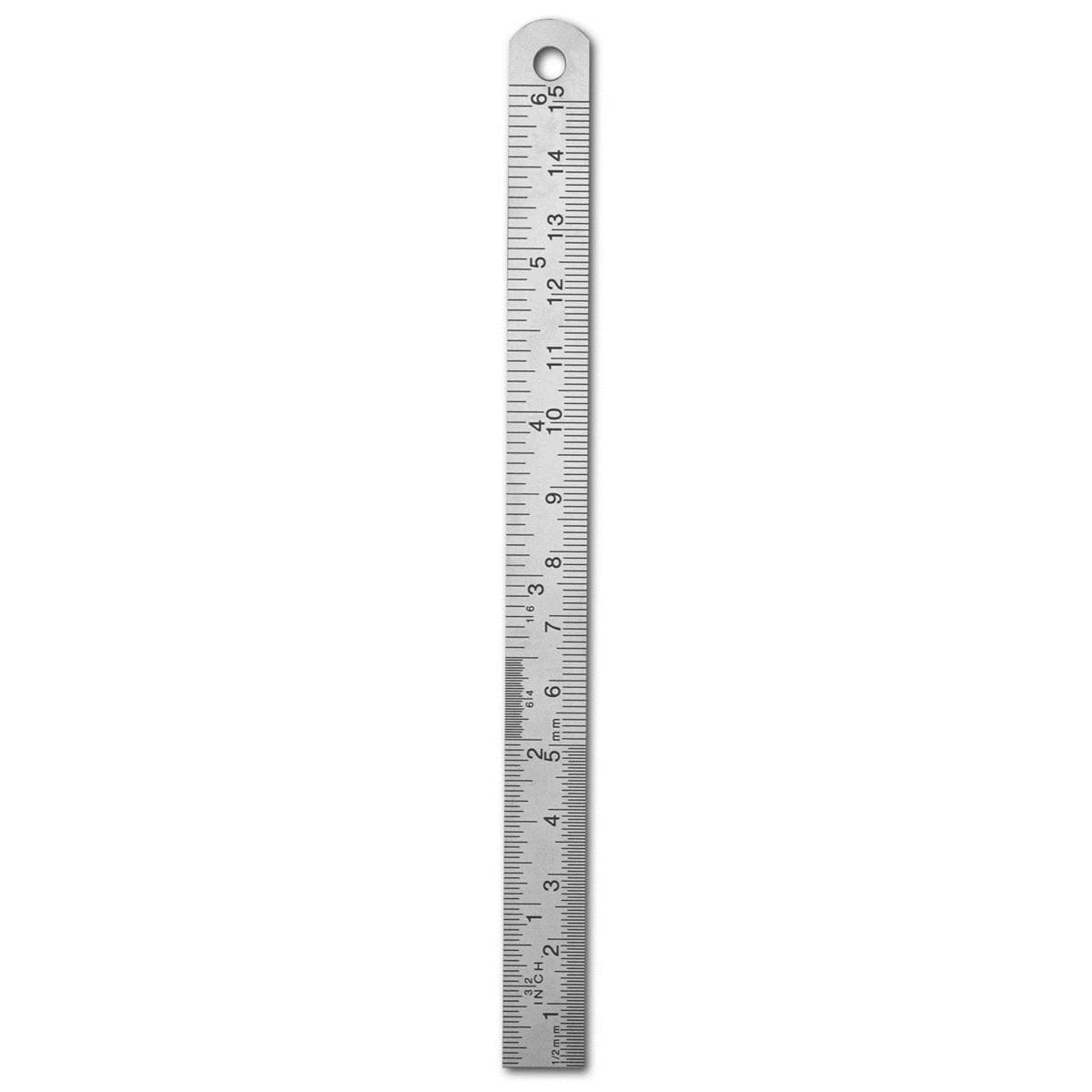 Lineaal metaal - REF. 1597, 15 cm