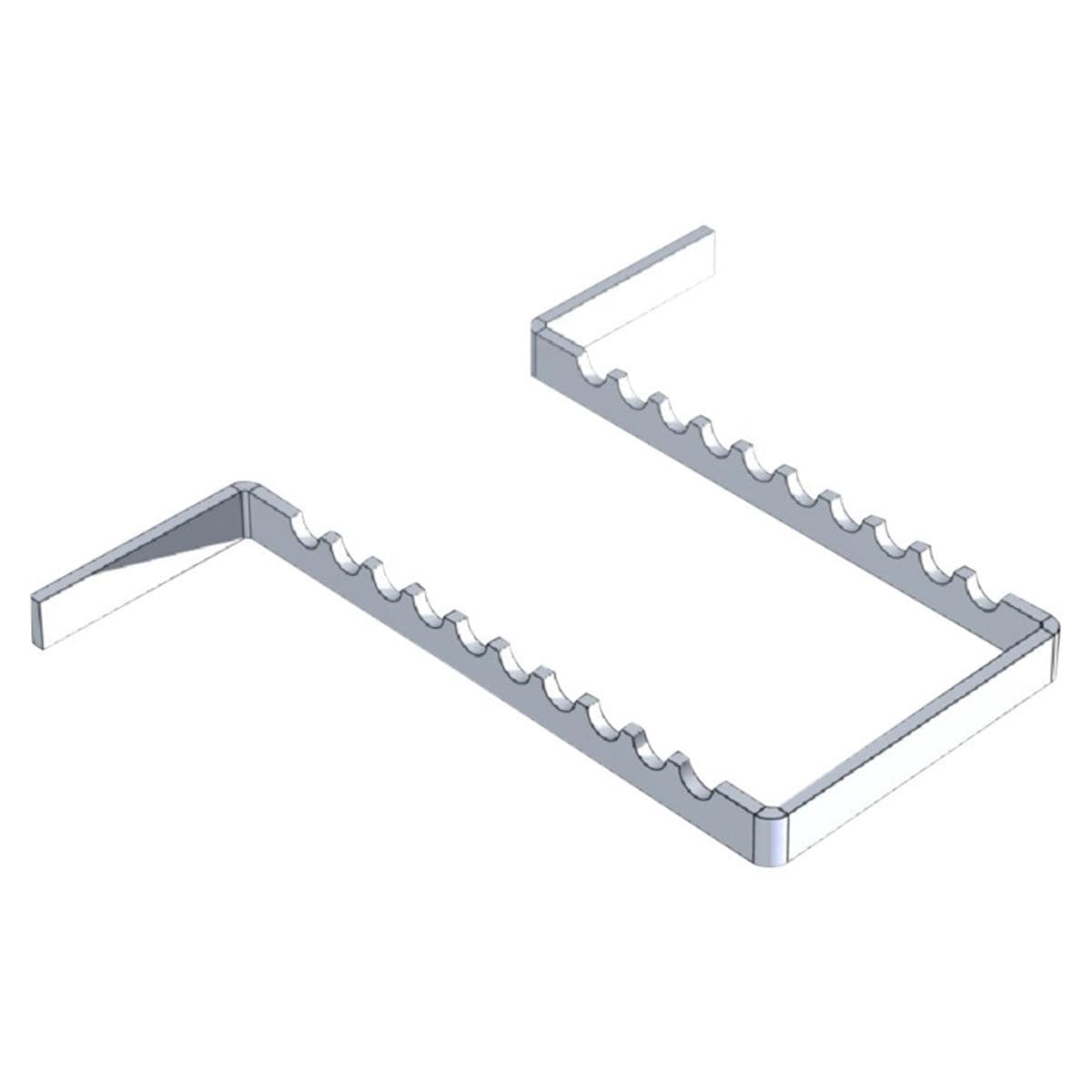 Aluminium Tray vork - voor tray 18 x 14 cm