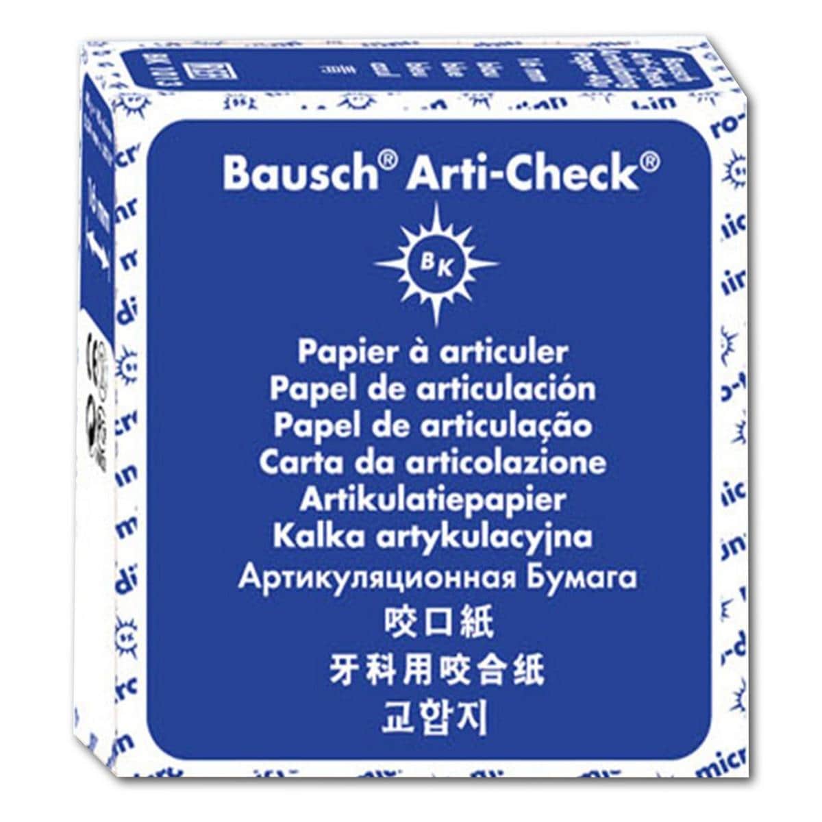 Articulatiepapier micro-dun op rol - navulling - BK1013, blauw 16 mm x 15 meter