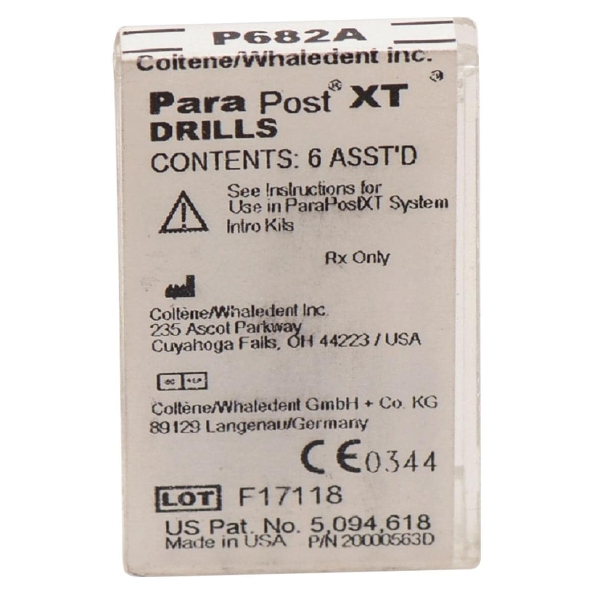 Parapost XT boor - assortiment - P682A, 6 stuks