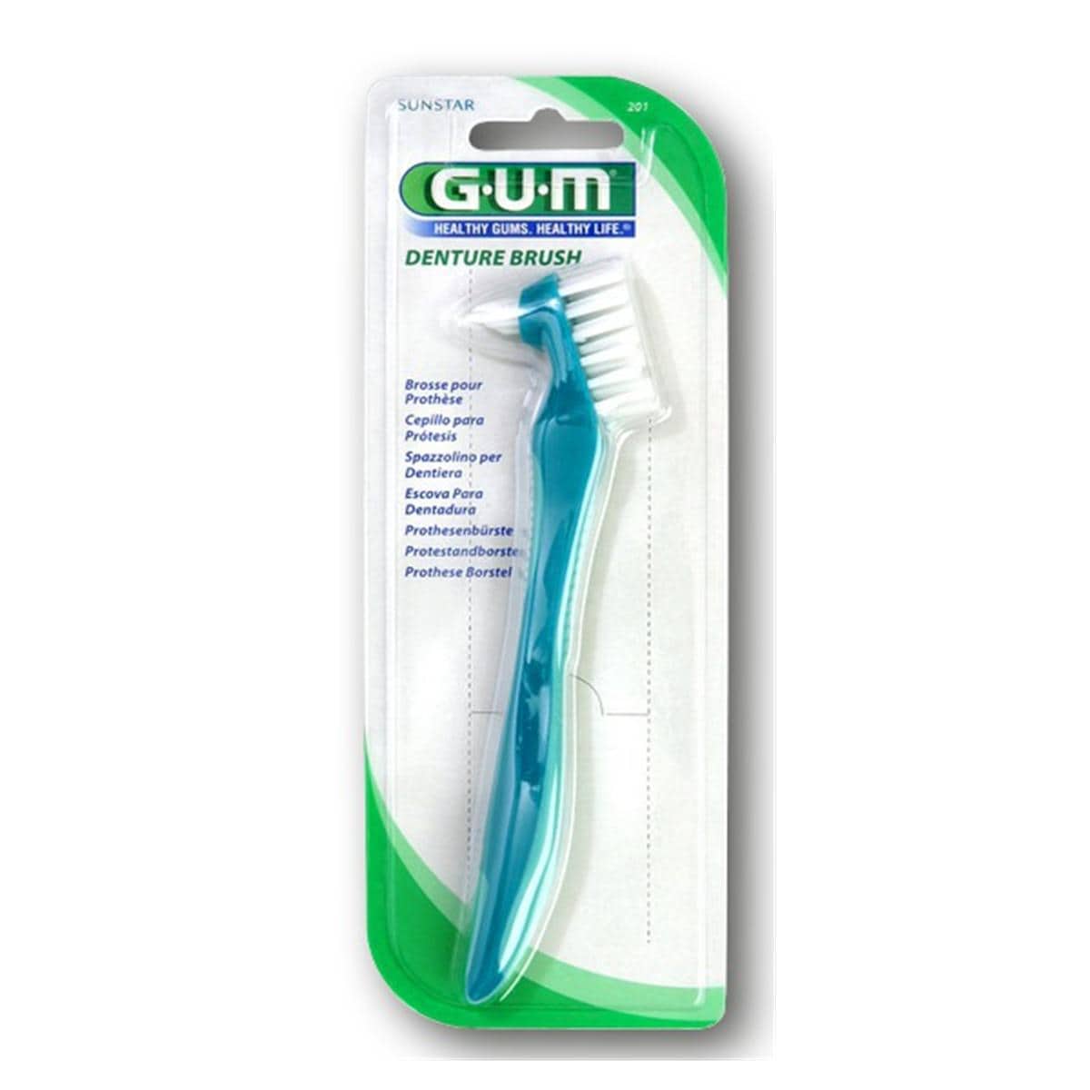 GUM Tandenborstels - Protheseborstel 6 stuks