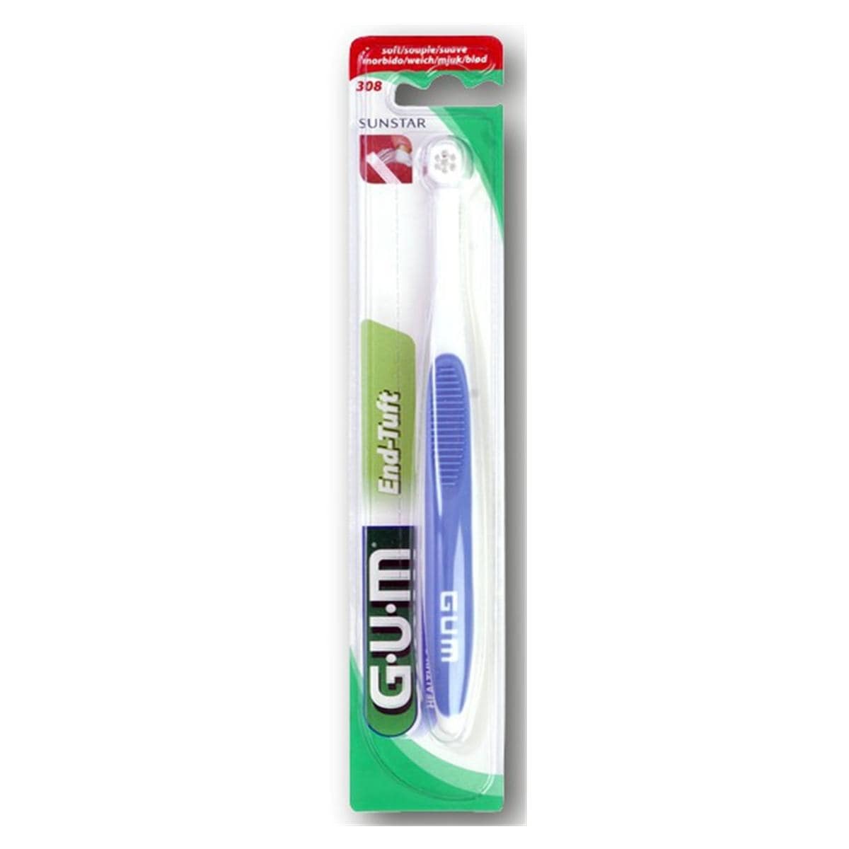 GUM Tandenborstels - End-Tuft Tapered Trim 12 stuks