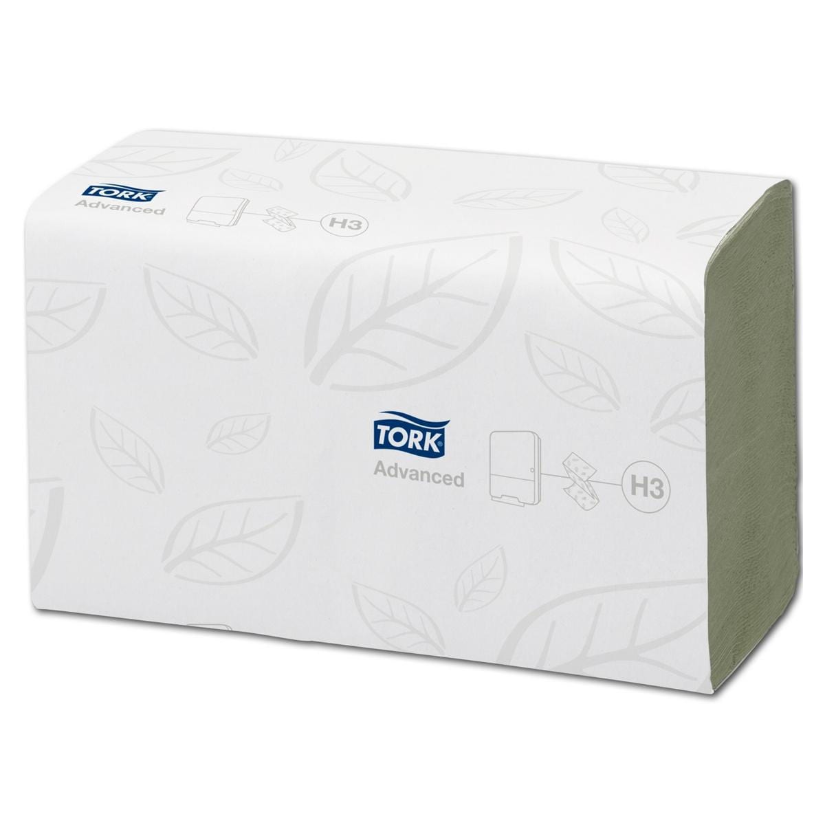 Handdoek Advanced H3 - 25 x 23 cm, Z-fold groen 3750 stuks - 290197