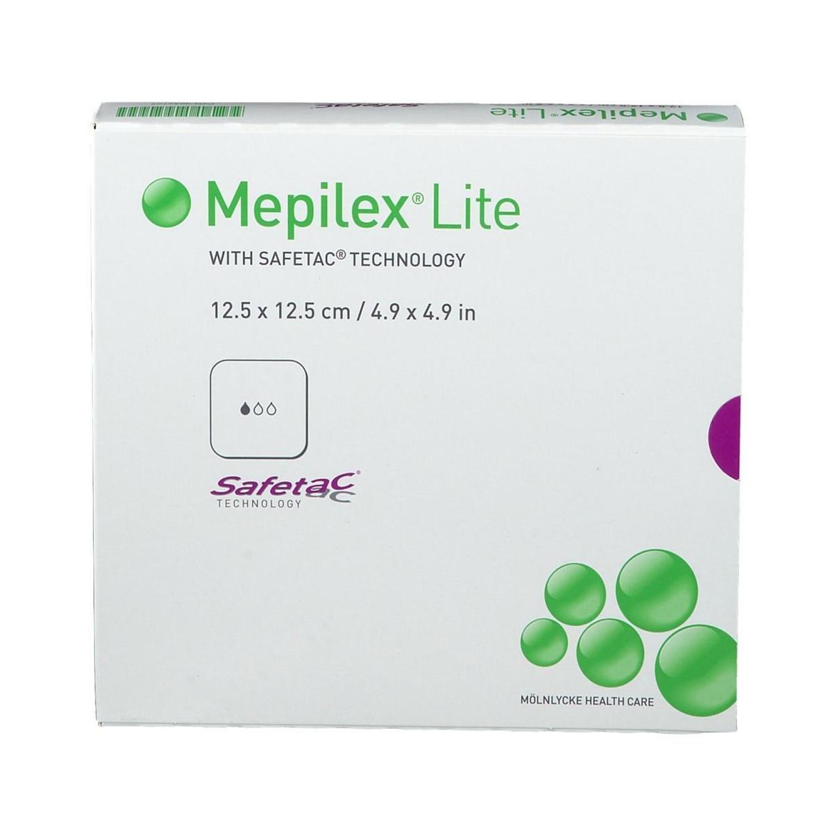 Mepilex Lite schuimverband - 12,5 x 12,5cm, 5 stuks