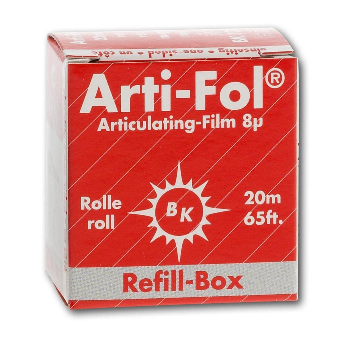 Arti-Fol enkelzijdig, 8 micron - navulling - BK1021, rood