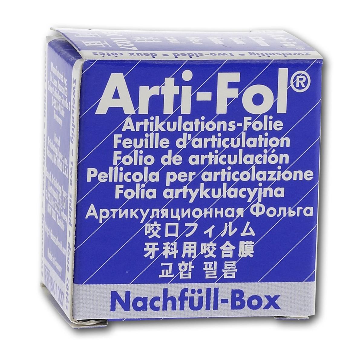 Arti-Fol dubbelzijdig, 8 micron - navulling - BK1027, blauw