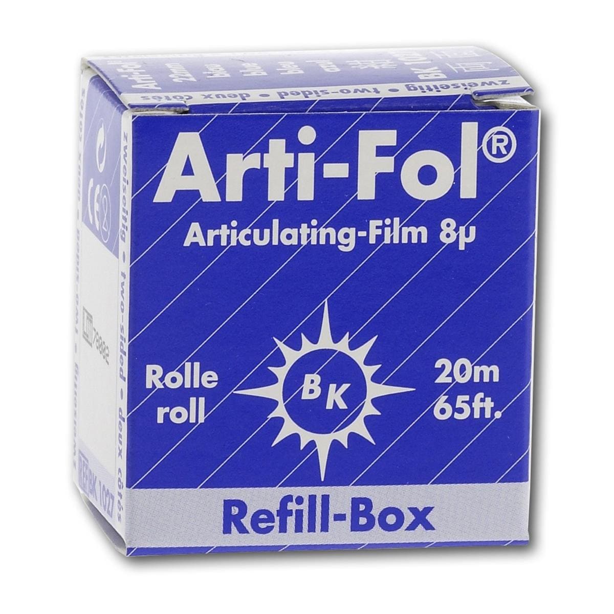 Arti-Fol enkelzijdig, 8 micron - navulling - BK1023, blauw