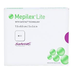 Mepilex Lite schuimverband - 7,5 x 8,5cm, 5 stuks