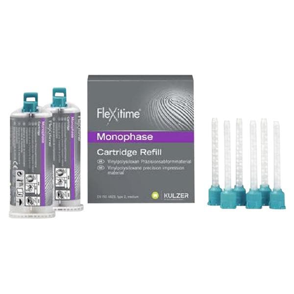 Flexitime Monophase cartridge - 2x 50 ml + tips
