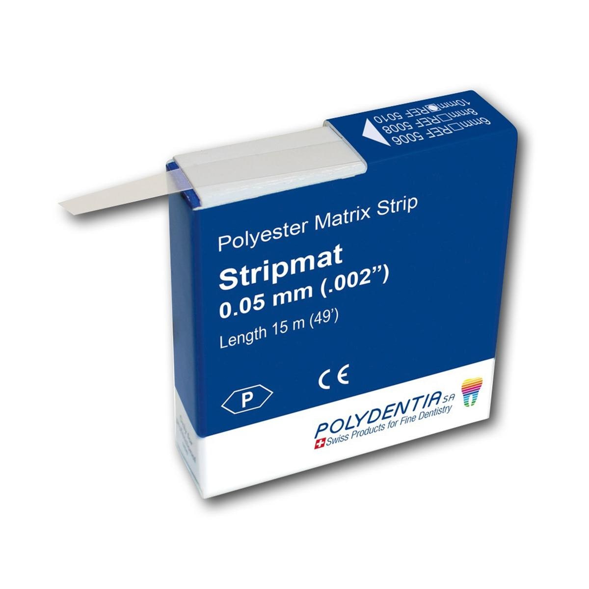 Stripmat - matrixband - 10 mm, lengte 15 meter