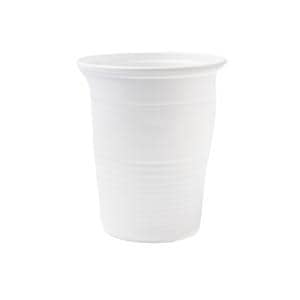 Drinkbekers plastic 200ml - Wit, 3000 stuks