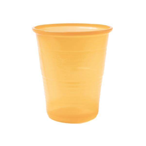 Drinkbekers plastic 200ml - Oranje, 3000 stuks