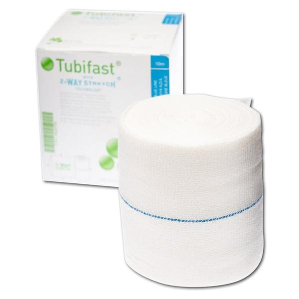 Tubifast buisverband - 7,5 cm x 10 m, blauw, per rol