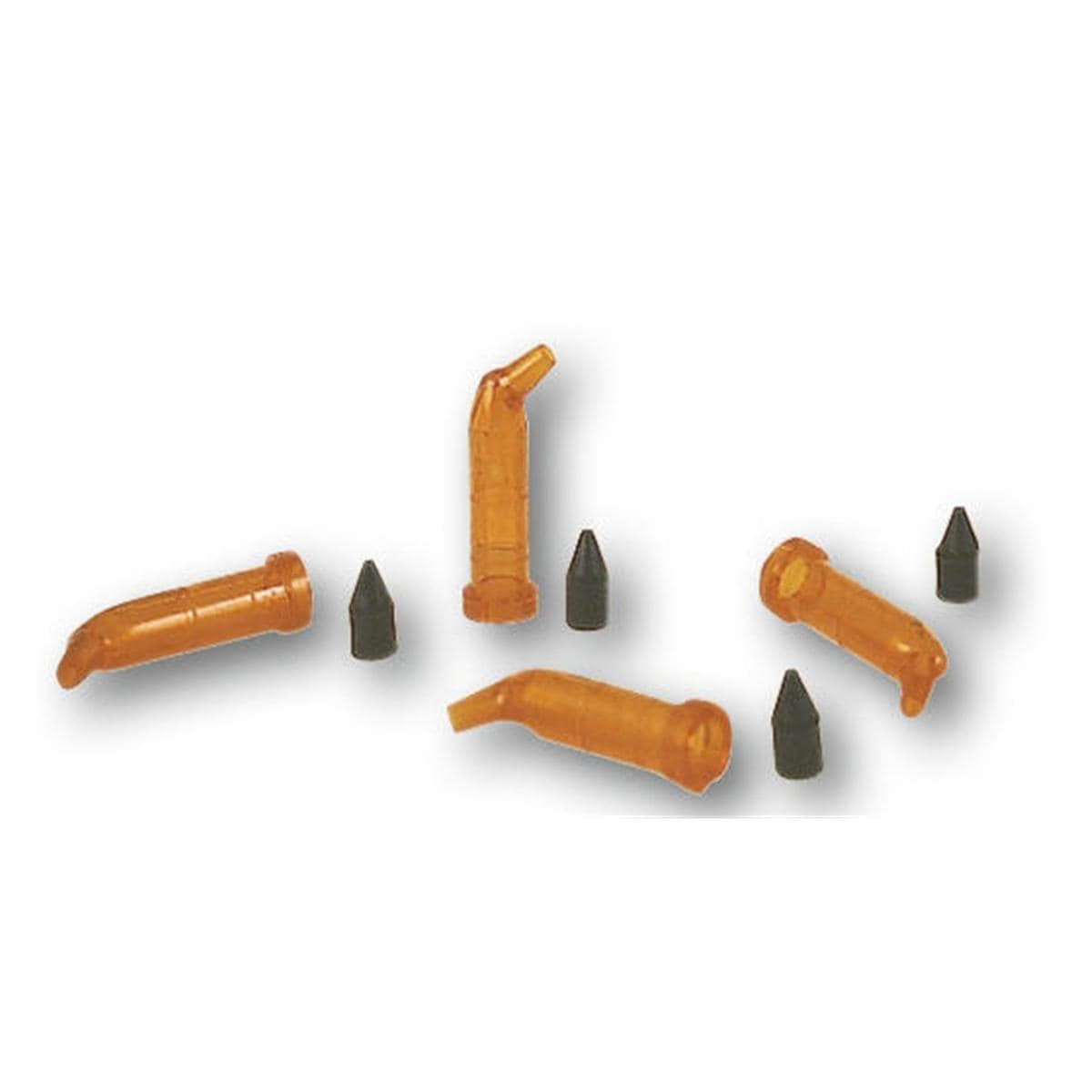 AccuDose Tubes&Plugs - oranje - High Viscosity, 100 stuks