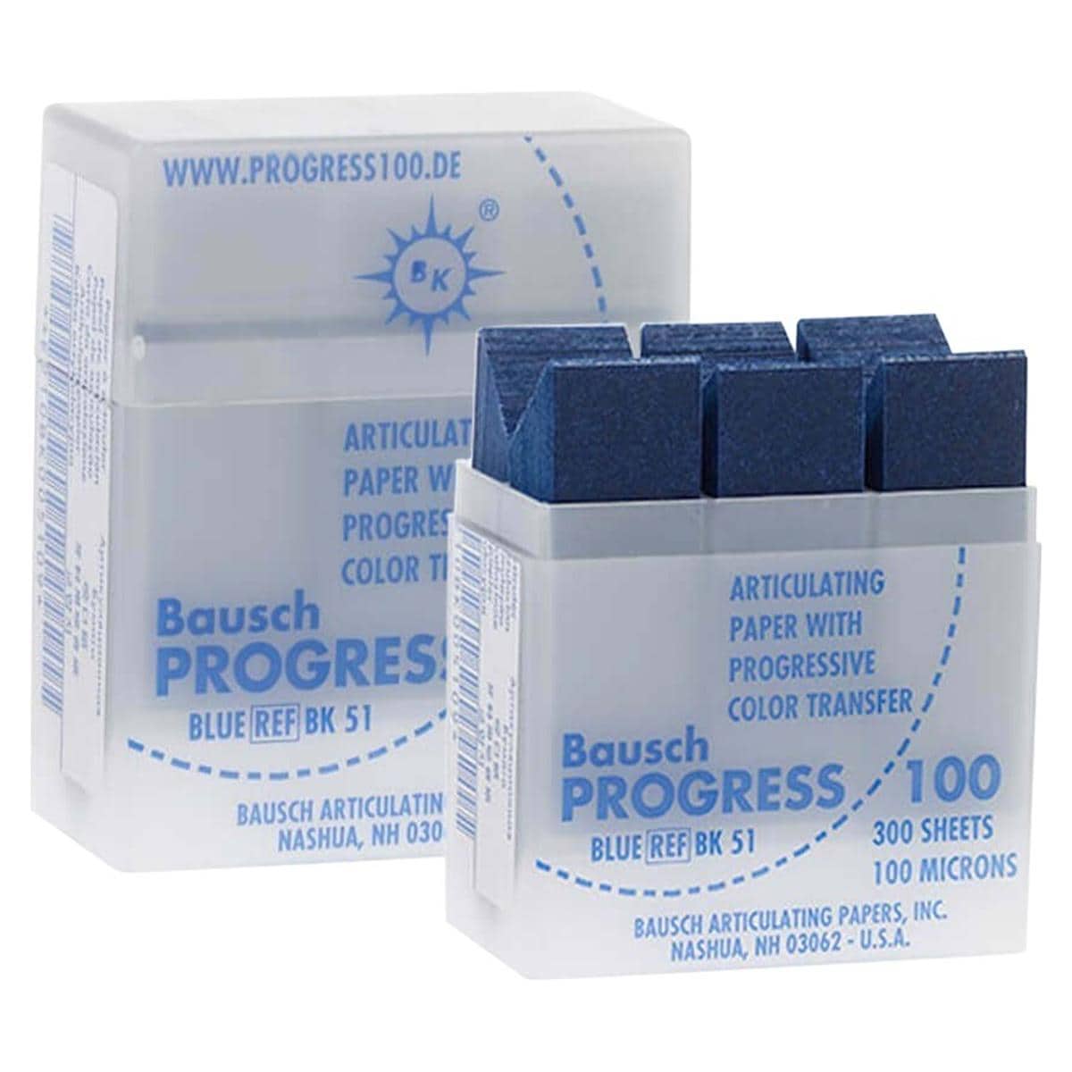 Articulatiepapier Progressive in cassette - Blauw, BK51
