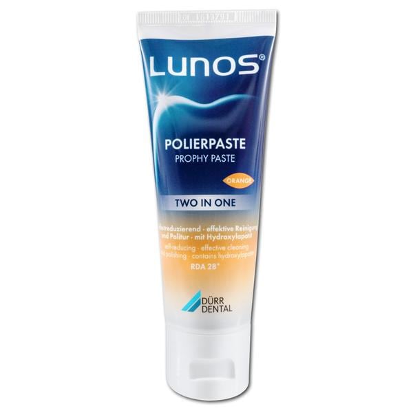 Lunos Polijstpasta Two in One - Orange, Tube 100 g