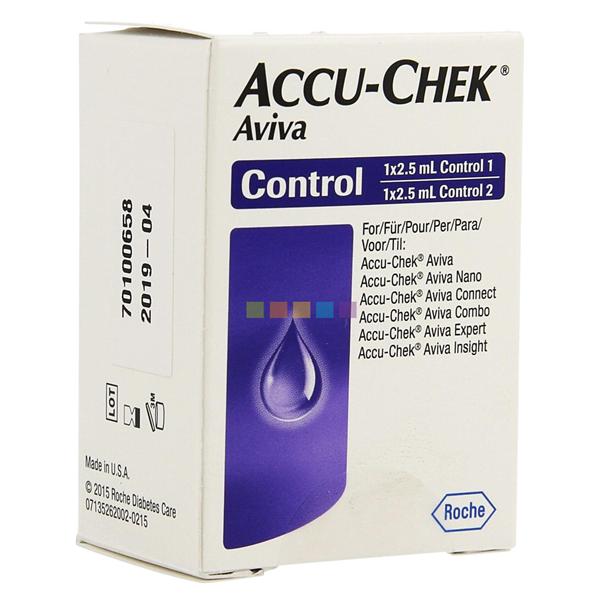 Accu-Chek Aviva controlevloeistof - inhoud: 2 x 2,5 ml