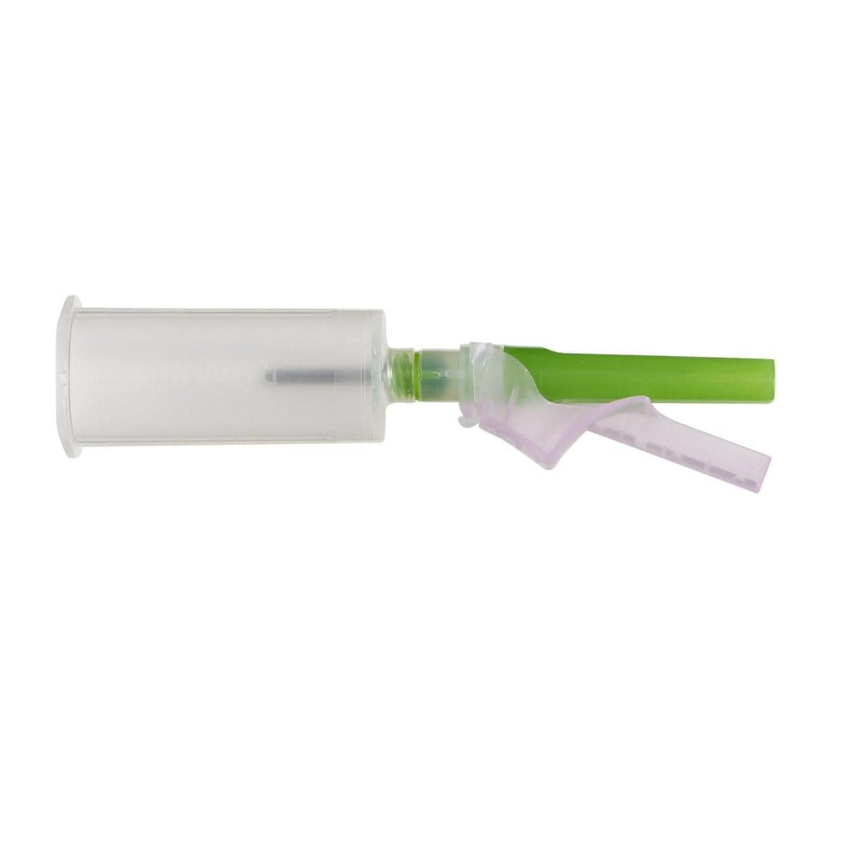 Vacutainer Eclipse + houder - groen, 21G 0,8 x 30mm, per 100 stuks