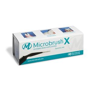 Microbrush X zwart - navulling - PX100 - zwart, 100 stuks