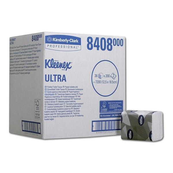 Kleenex Ultra Toilet tissue - # 8408, 36x 200 vel