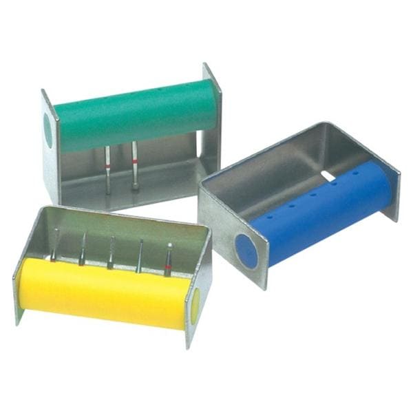 Borenstandaard Bur dispenser color - 5 FG, geel