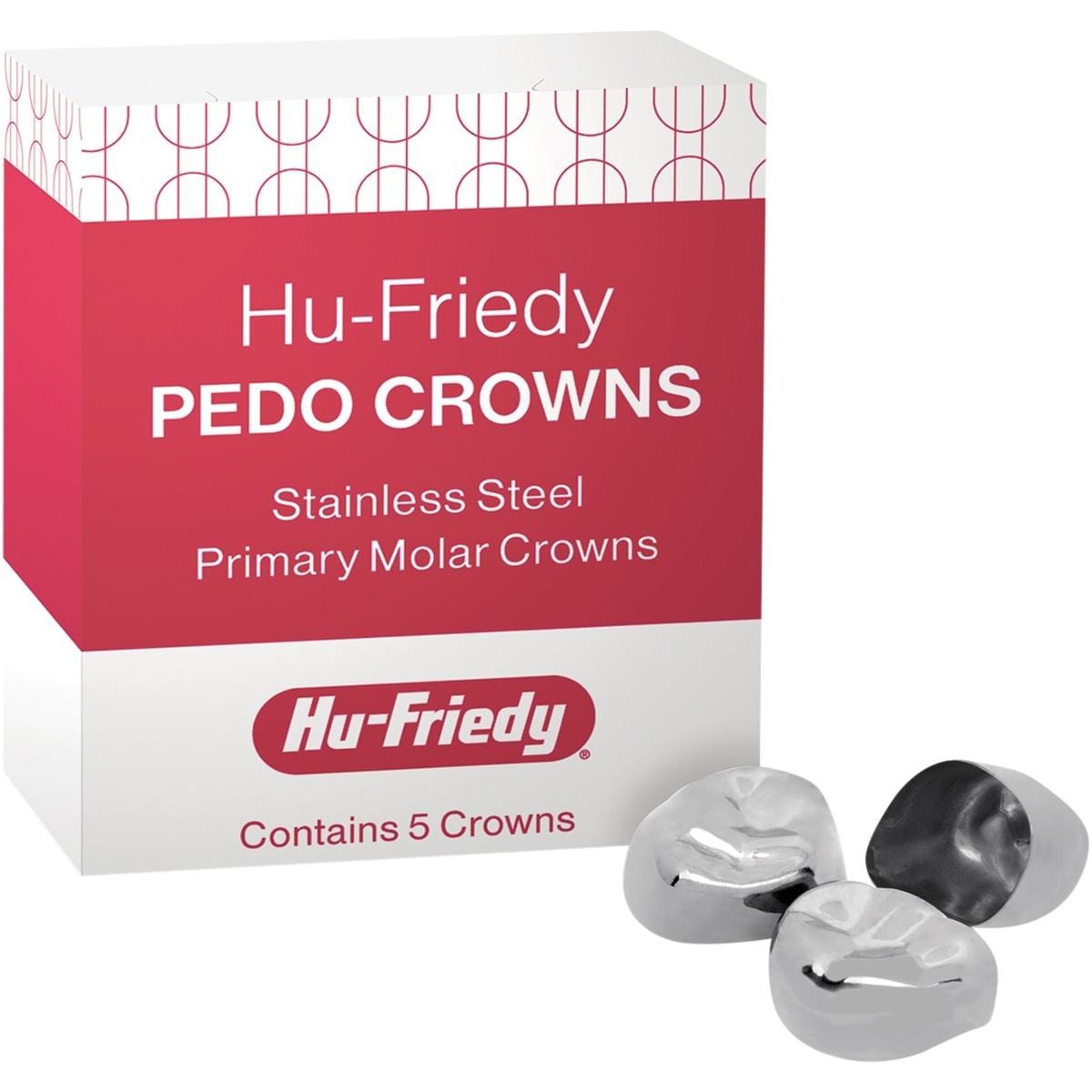 Pedo Crowns - boven links, 2e molaar - SSC-ULE3, 5 stuks