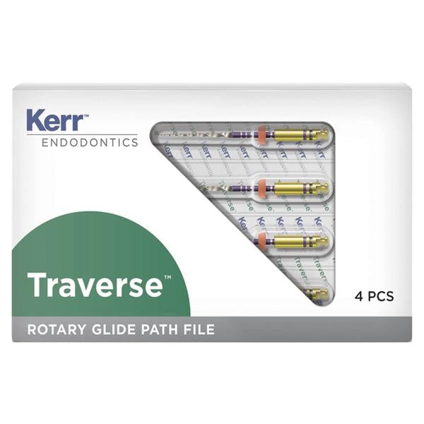 Traverse Rotary glide path files - refill - .13/.06/21 mm Traverse Rotary glide path file row - 4 stuks