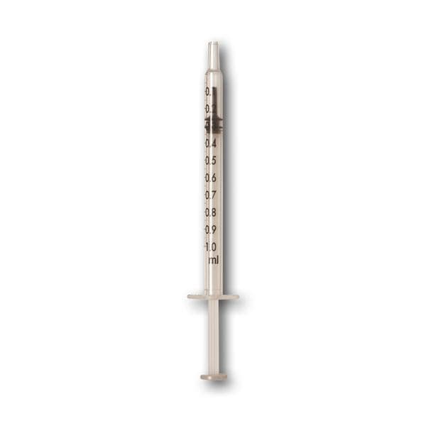 HS Injectiespuit 3-delig, efficient, 1ml - 1ml, 100 stuks
