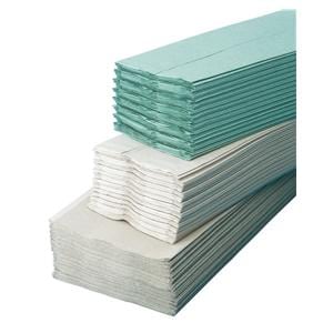 Handdoek ECO - 25 x 23 cm, Z-fold ongekleurd 5000 stuks