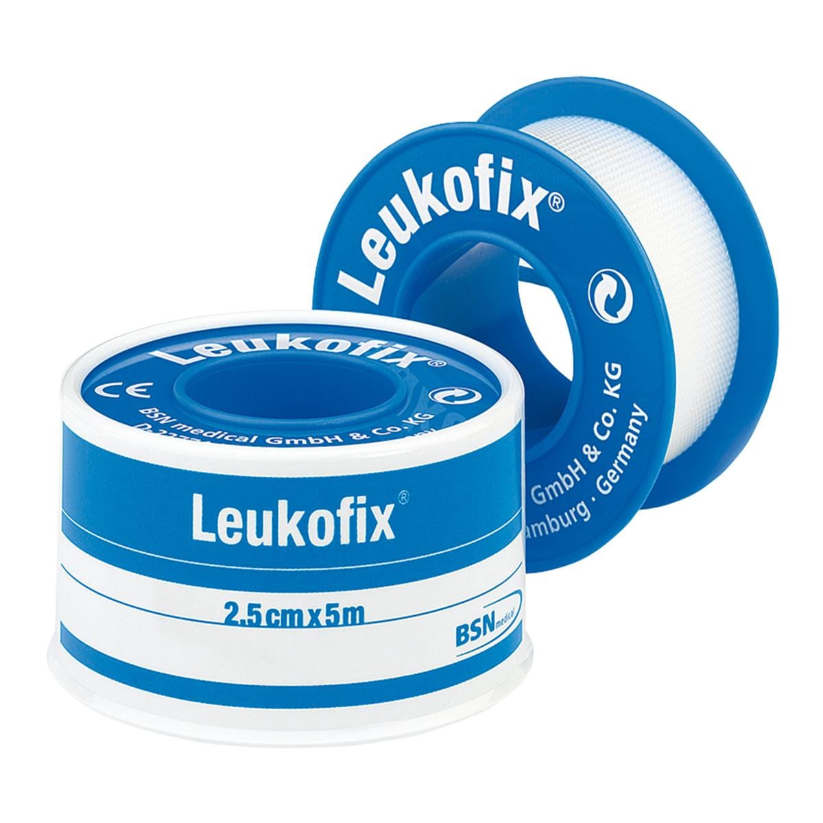 Leukofix - 2,5cm x 9,2m, 12 stuks