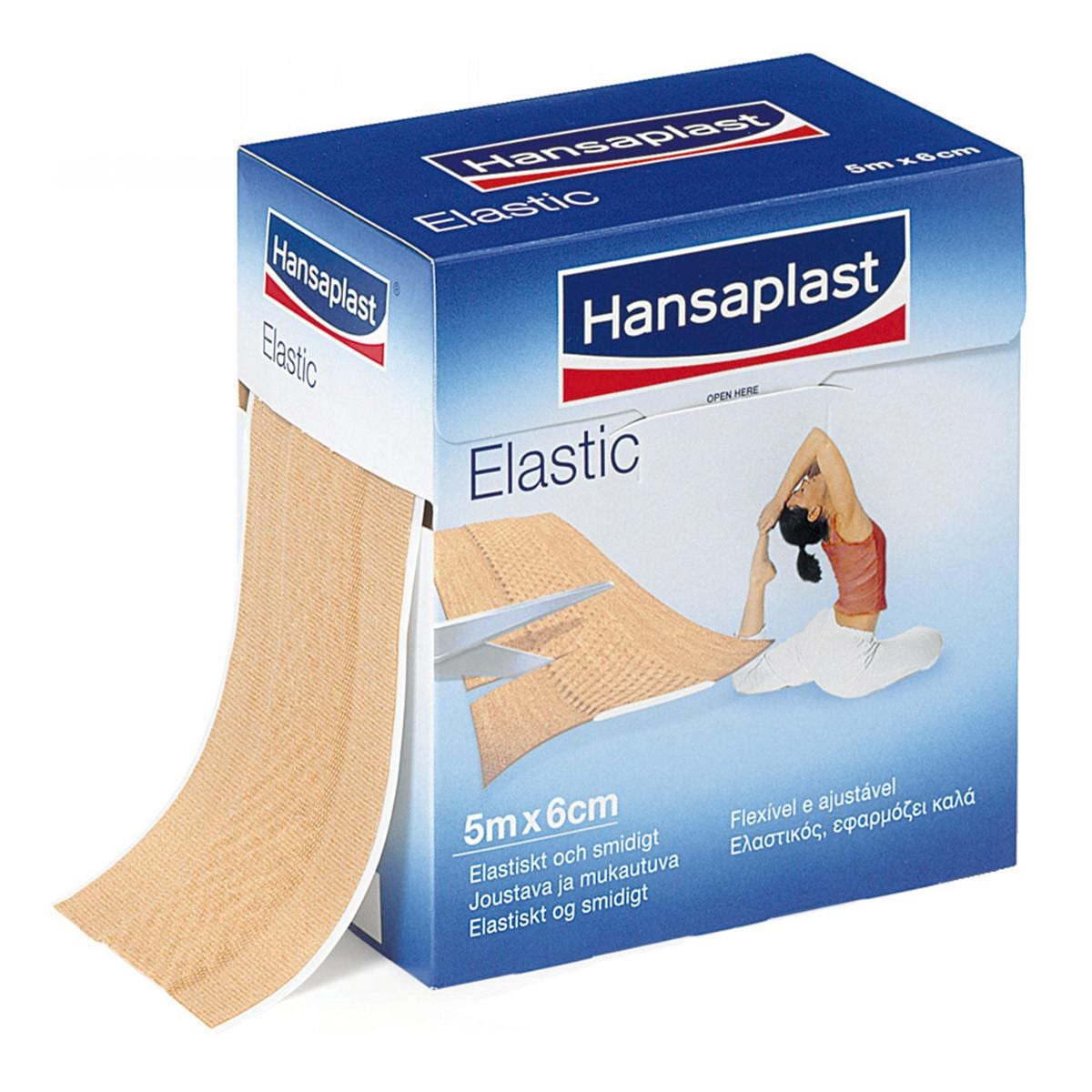 Hansaplast Elastic - 6 cm x 5 m, per rol