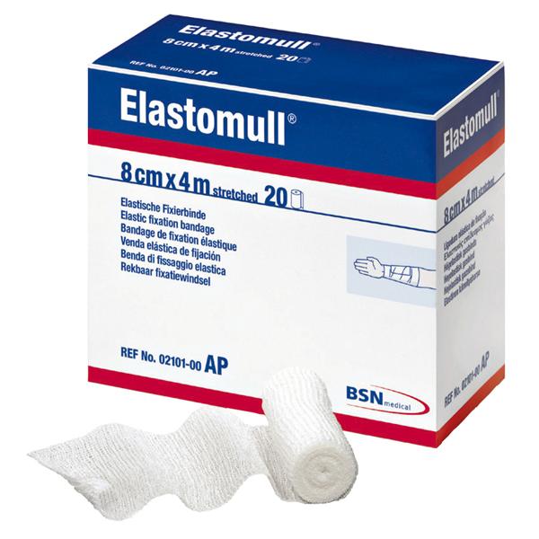 Elastomull - 4 cm x 4 m, 20 stuks in cellofaan